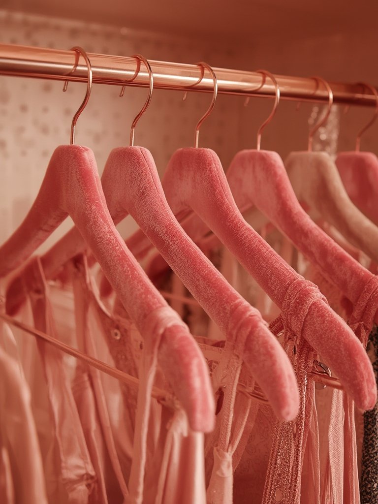 velvet hangers in action