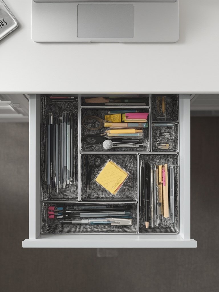 drawer organizer in action