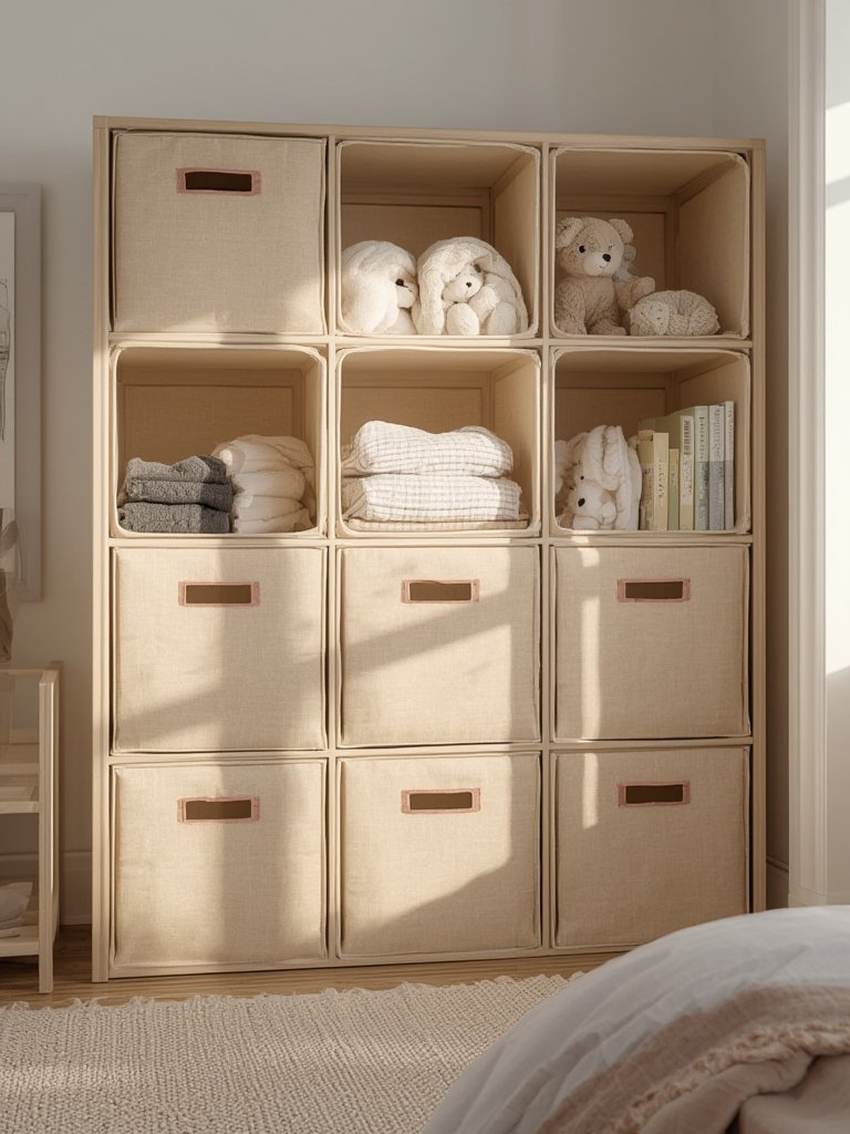 storage cubes in action