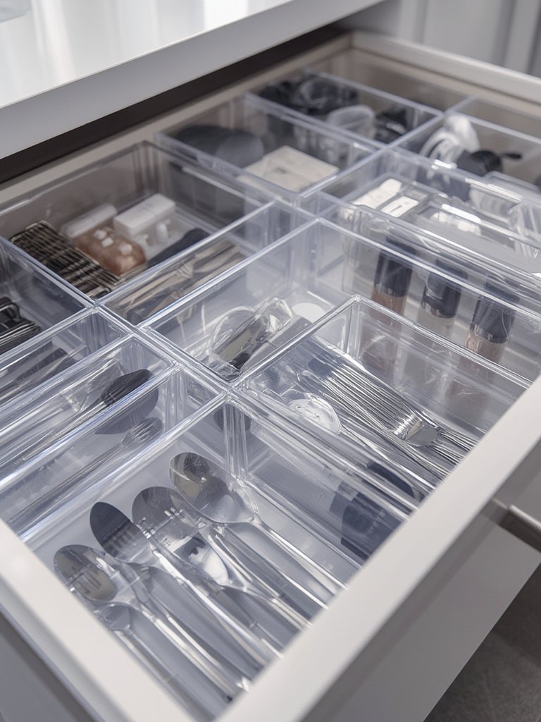 drawer organizer in action