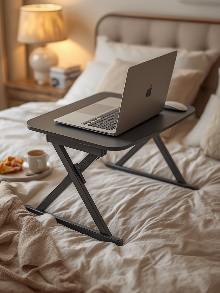 laptop desk in action