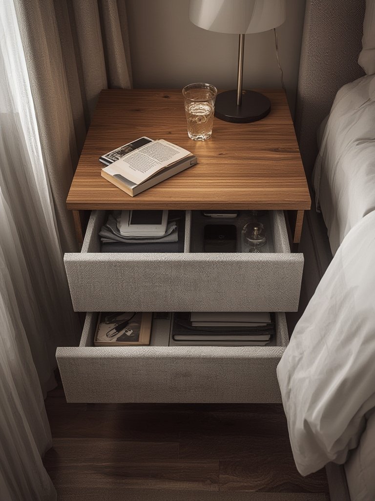 nightstand dresser in action