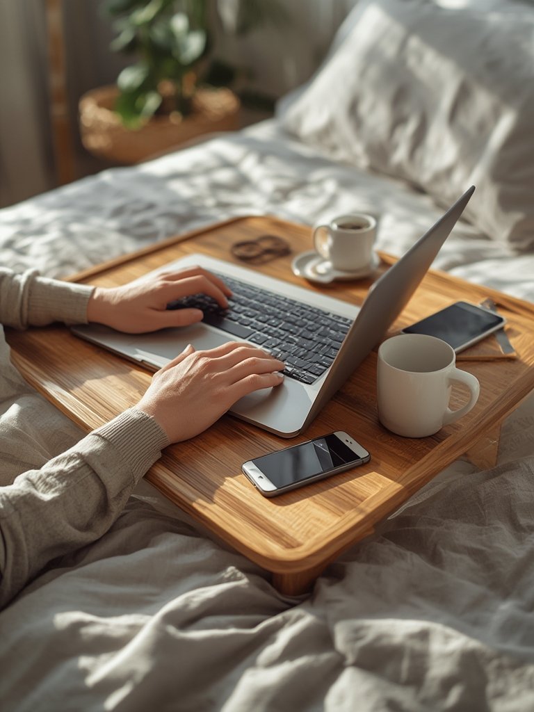 Bamboo Lapdesk: 7 Ultimate Steps For Amazing Comfort In 2026 2 bamboo lapdesk in action