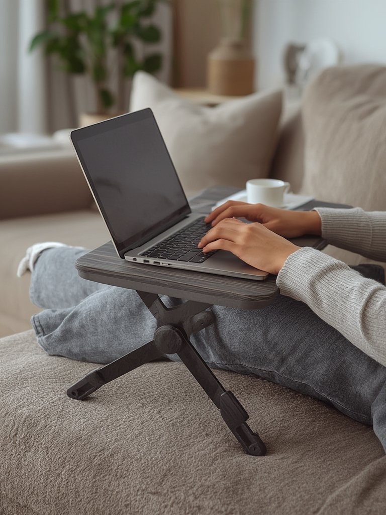 lap desk in action
