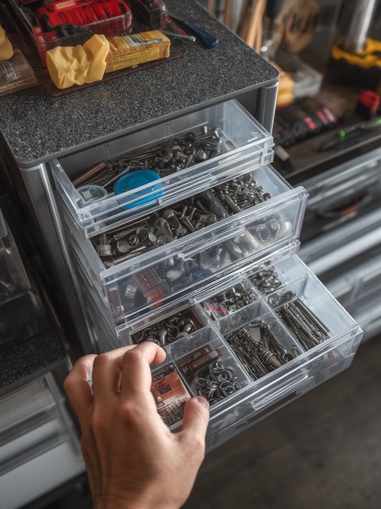 storage organizer in action