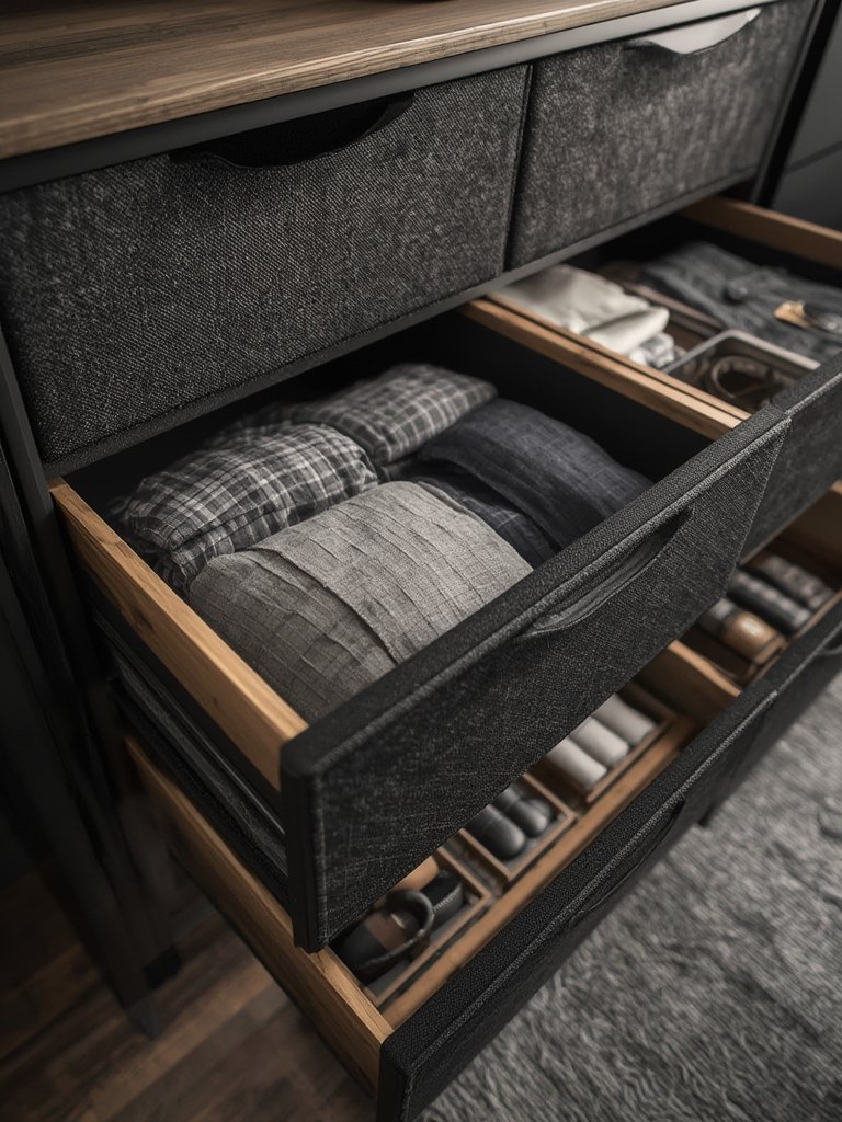 dresser organizer in action