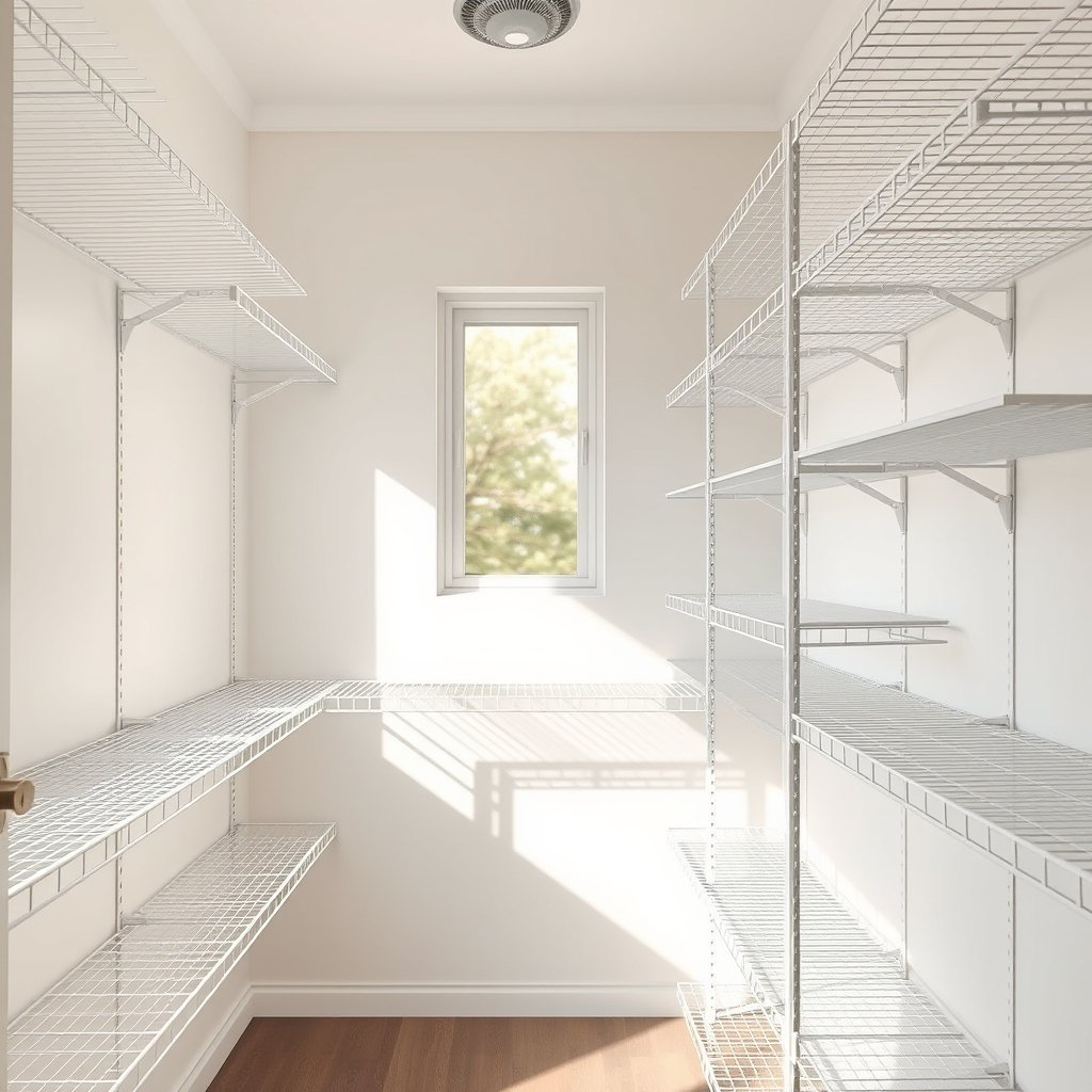 wire shelving product view