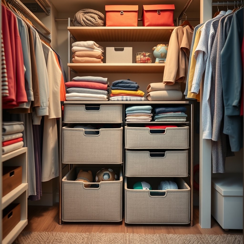 storage organizer in action